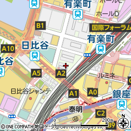 東京都千代田区有楽町周辺の地図