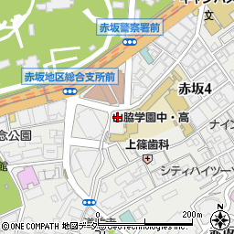 ラトリエ赤坂周辺の地図
