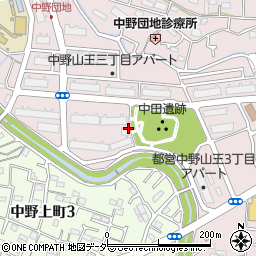 東京都八王子市中野山王3丁目周辺の地図