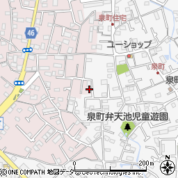 東京都八王子市四谷町1206周辺の地図