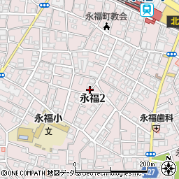 東京都杉並区永福2丁目の地図 住所一覧検索 地図マピオン
