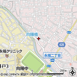 東京都杉並区永福3丁目3-5周辺の地図