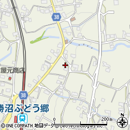 山梨県甲州市勝沼町菱山2388周辺の地図