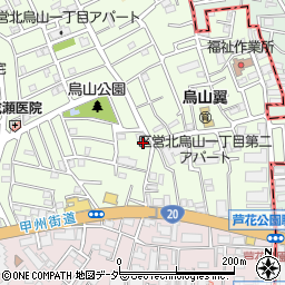 東京都世田谷区北烏山1丁目22-13周辺の地図