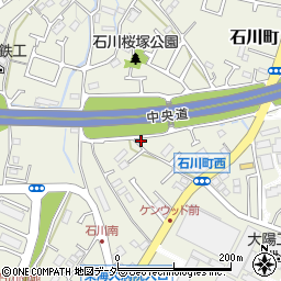 東京都八王子市石川町2469周辺の地図