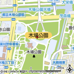 東京都江東区木場4丁目周辺の地図