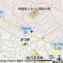 東京都八王子市大楽寺町360周辺の地図