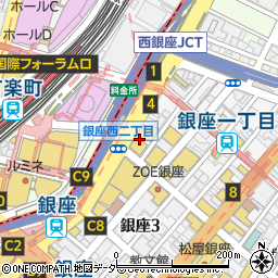 東京都中央区銀座2丁目2-14周辺の地図