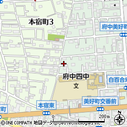 リパーク府中美好町２丁目第３駐車場周辺の地図