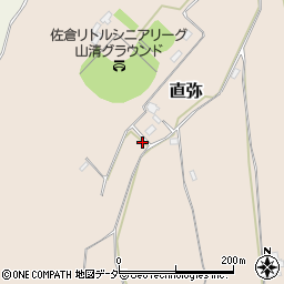 千葉県佐倉市直弥921-8周辺の地図