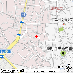 東京都八王子市四谷町778周辺の地図