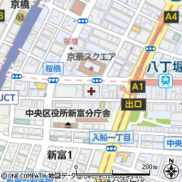 カメイ株式会社　本社・東京事務所・法人営業部・法人営業課周辺の地図