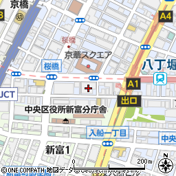 カメイ株式会社　本社・東京事務所・法人営業部・法人営業課周辺の地図