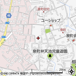 東京都八王子市泉町1194-10周辺の地図