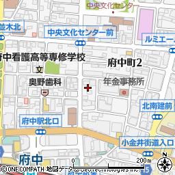 東京都府中市府中町2丁目10-14周辺の地図