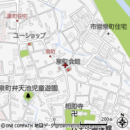 東京都八王子市泉町1345周辺の地図
