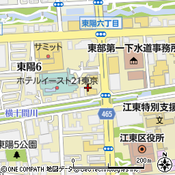 フォルクス 東京イースト21周辺の地図