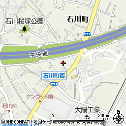 東京都八王子市石川町2456周辺の地図