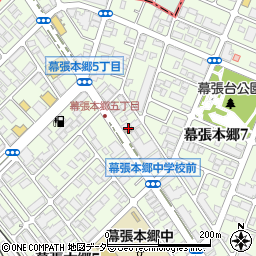 千葉幕張本郷郵便局周辺の地図