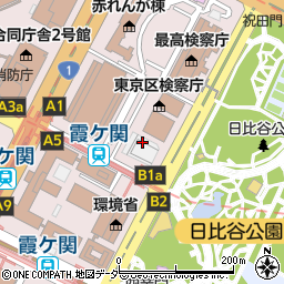 東京弁護士会法律相談課周辺の地図