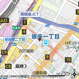 ＬＭ‐ＧＩＮＺＡ周辺の地図