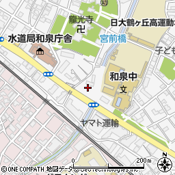 和泉町コーポ周辺の地図