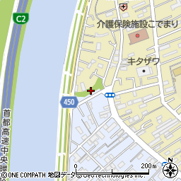 小島児童遊園周辺の地図