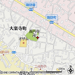 東京都八王子市大楽寺町281周辺の地図