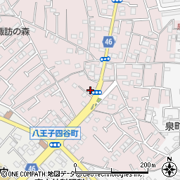 東京都八王子市四谷町793周辺の地図