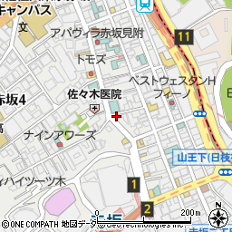 ＳＰ赤坂ビル周辺の地図