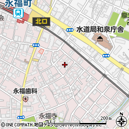 東京都杉並区永福1丁目41周辺の地図
