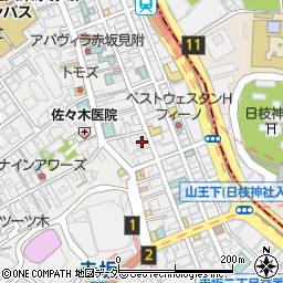 赤坂皆川ビル周辺の地図