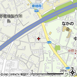 東京都八王子市楢原町353周辺の地図