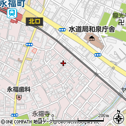 東京都杉並区永福1丁目41-1周辺の地図