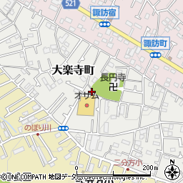 東京都八王子市大楽寺町284周辺の地図