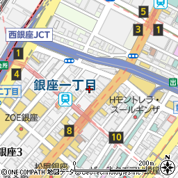 銀座はなび周辺の地図