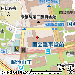 東京都千代田区永田町2丁目周辺の地図