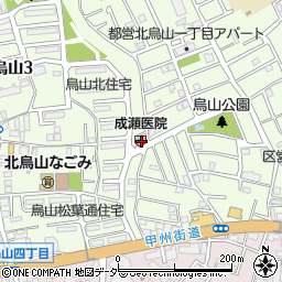成瀬医院周辺の地図