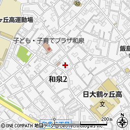 東京都杉並区和泉2丁目36-2周辺の地図