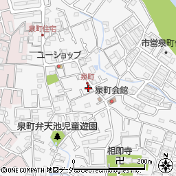 東京都八王子市泉町1287周辺の地図