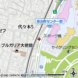 東京都渋谷区代々木5丁目59-7周辺の地図