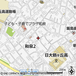東京都杉並区和泉2丁目36-24周辺の地図
