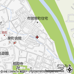 東京都八王子市泉町1397-15周辺の地図
