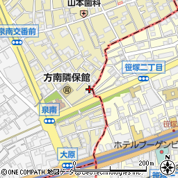 シャトー楓周辺の地図