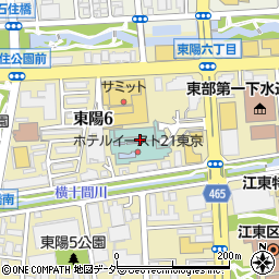 ホテルイースト２１東京周辺の地図