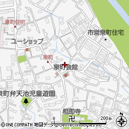 東京都八王子市泉町1346周辺の地図