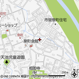 東京都八王子市泉町1428周辺の地図