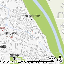 東京都八王子市泉町1397-14周辺の地図