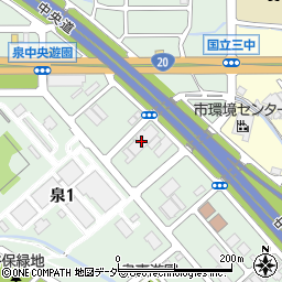 日本製紙物流株式会社　国立ＮＰＣ周辺の地図