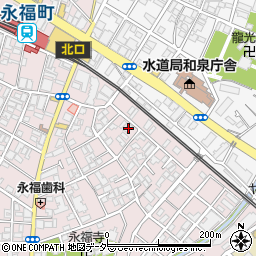東京都杉並区永福1丁目41-13周辺の地図